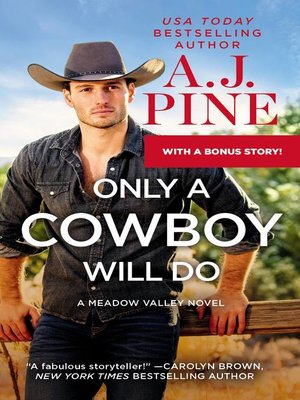cover image of Only a Cowboy Will Do